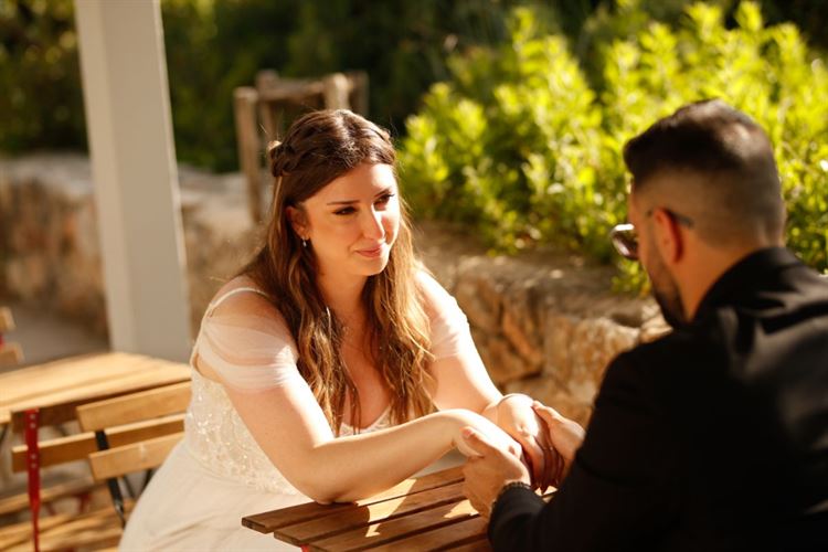 החתונה של נועה ונתנאל גבאי (צילום: יניב באיו)